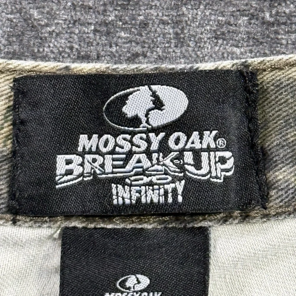 Mossy Oak Break-Up Infinity Pants Men's 38x30 Green Camo Hunting‎ Cotton Outdoor